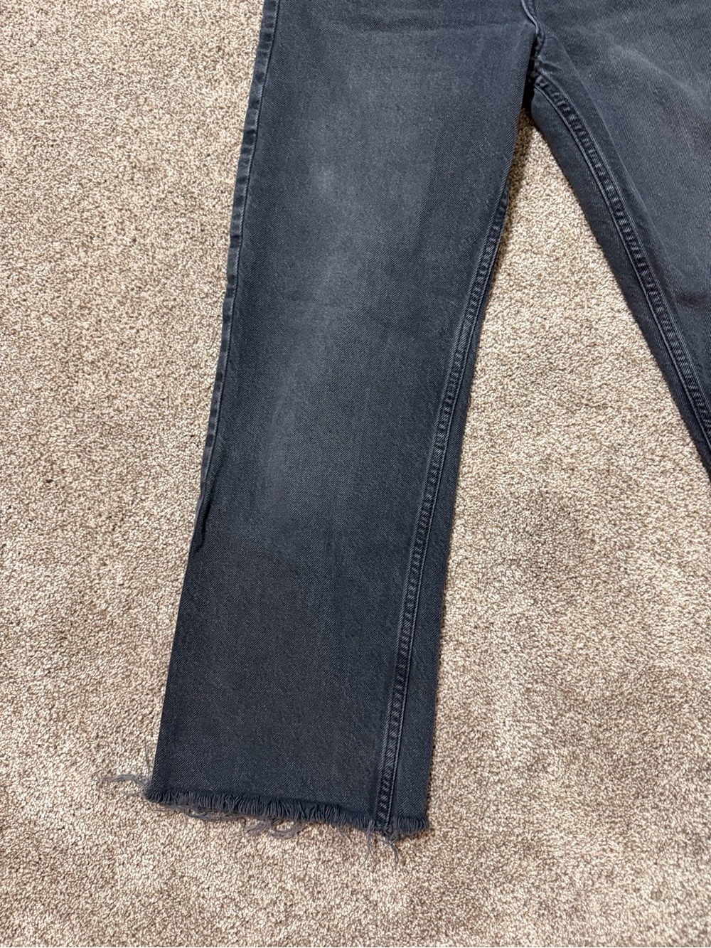 Zara Black High Waist Straight-Leg Women’s Ankle Denim Jeans Size 25 (0) - Picture 2 of 10